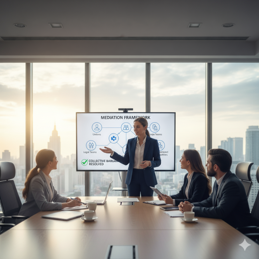 Atuação em mediações coletivas demonstra capacidade técnica em resolver conflitos complexos