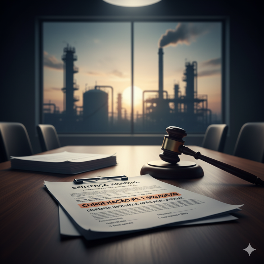 Indústria petroquímica é condenada por demitir trabalhador após ação na Justiça — caso envolve indenização de R$ 1,6 milhão