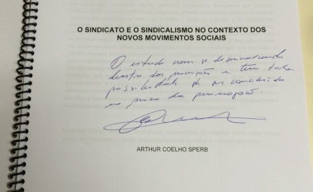 Direito coletivo do trabalho em destaque: Arthur Sperb defende dissertação de mestrado sobre sindicalismo