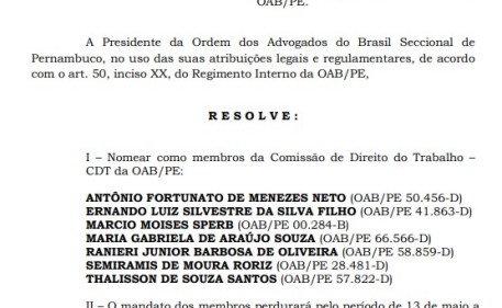 Sócios integram comissões de direito sindical e coletivo na OAB